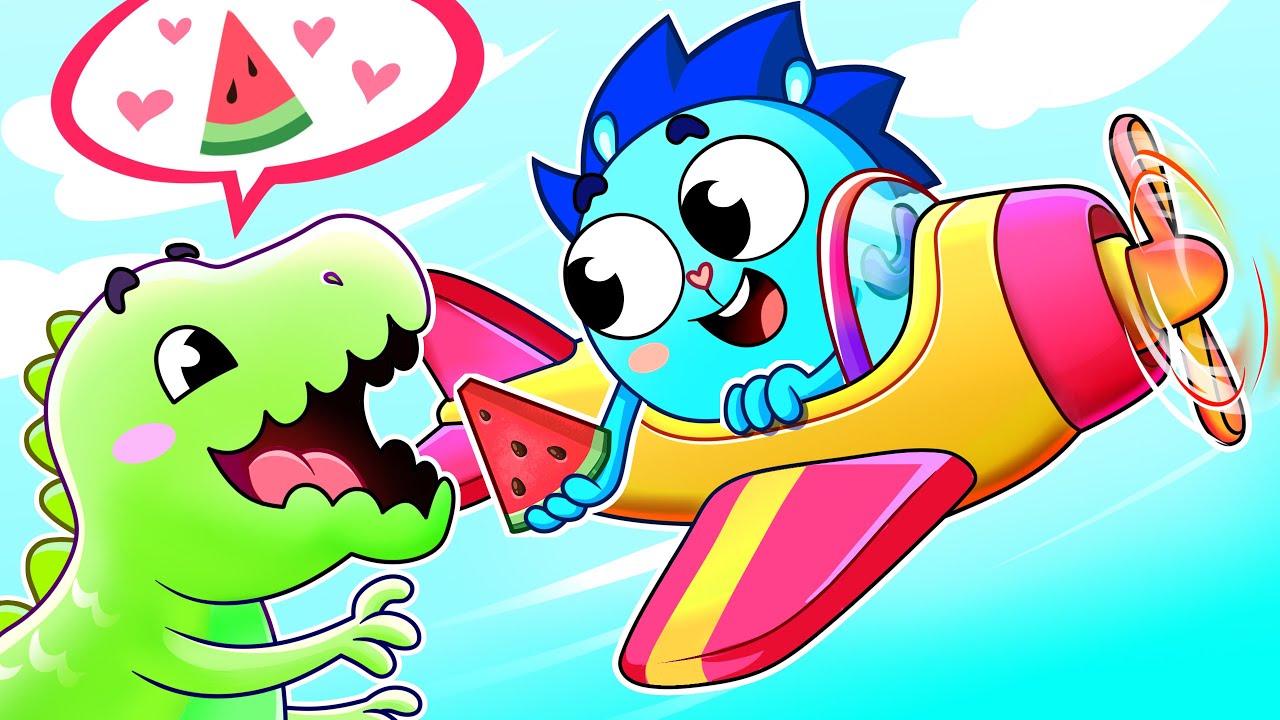 Airplane Flying Adventure Song | Funny Kids Songs 😻🐨🐰🦁 And Nursery Rhymes by Baby Zoo Karaoke