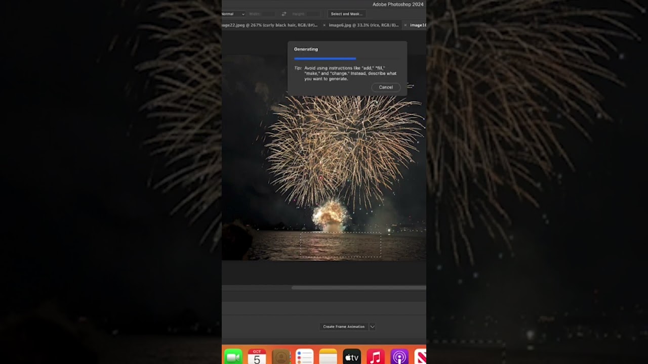 #photoshop #generativeart #generativeai #design #photoediting #fireworks  #ai #tutorials