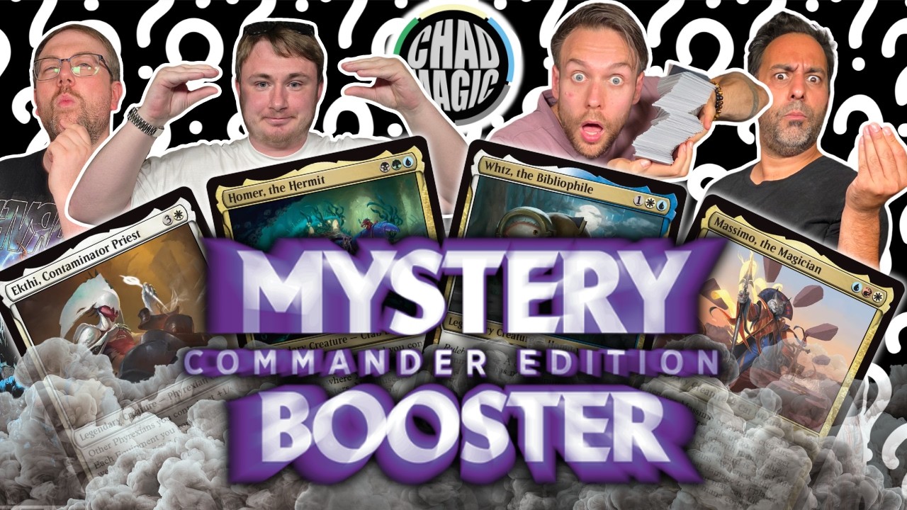 Commander Mystery Booster &mdash; это БЕЗУМИЕ | Whtz Bibliophile против Homer Hermit против Ekthi Conta...
