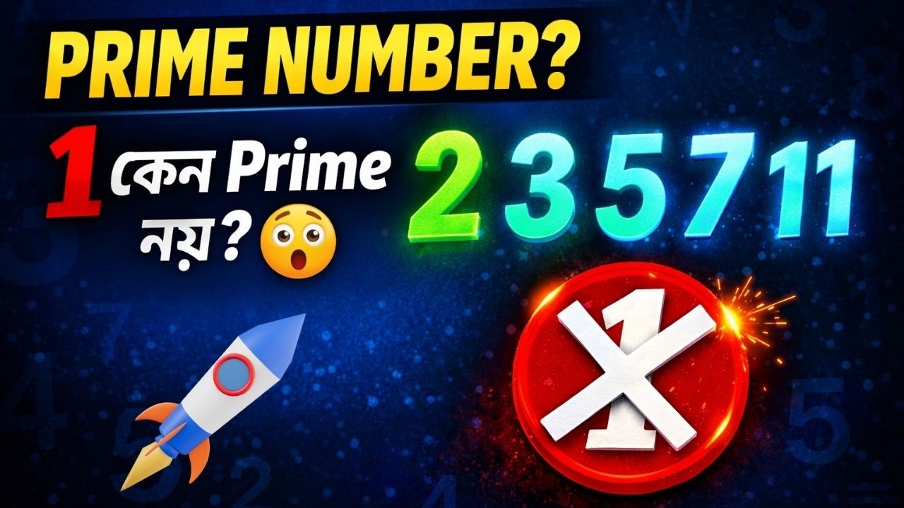 Prime Number কী? | মৌলিক সংখ্যা সহজে শিখুন ১ মিনিটে | Prime Number in Bangla #tutorial #math #গণিত