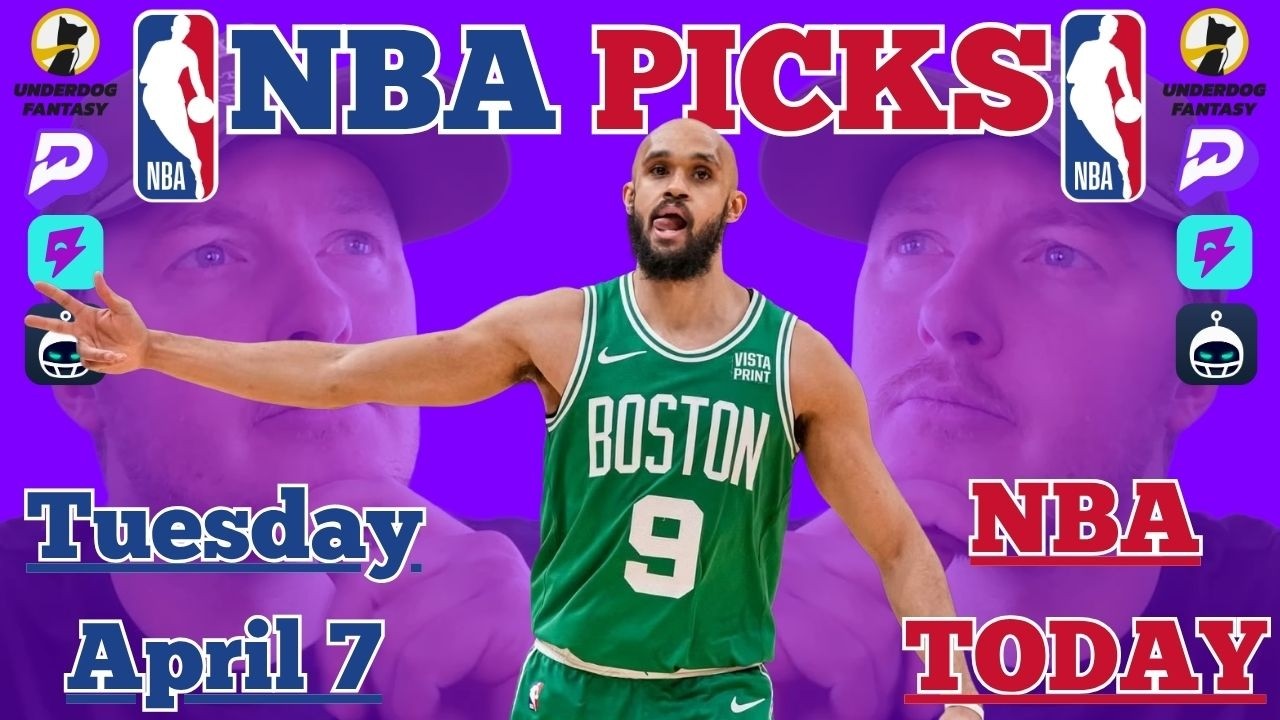 My 6 Best NBA Picks Today | Tuesday April 7 | Player Props, Bets, and Predictions