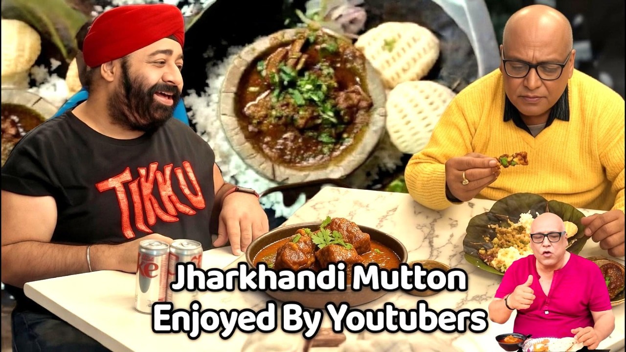 Jharkhandi Mutton Enjoyed @ NOIDA Sector 3 I Deadly Crowd Waiting For Hours