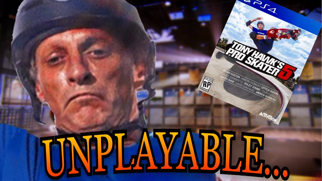 В Tony Hawk's Pro Skater 5 НЕИГРОВАТЬ...
