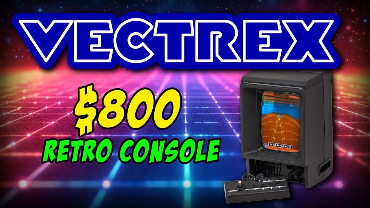 Vectrex Game Console 1982 - History's Forgotten Gaming System