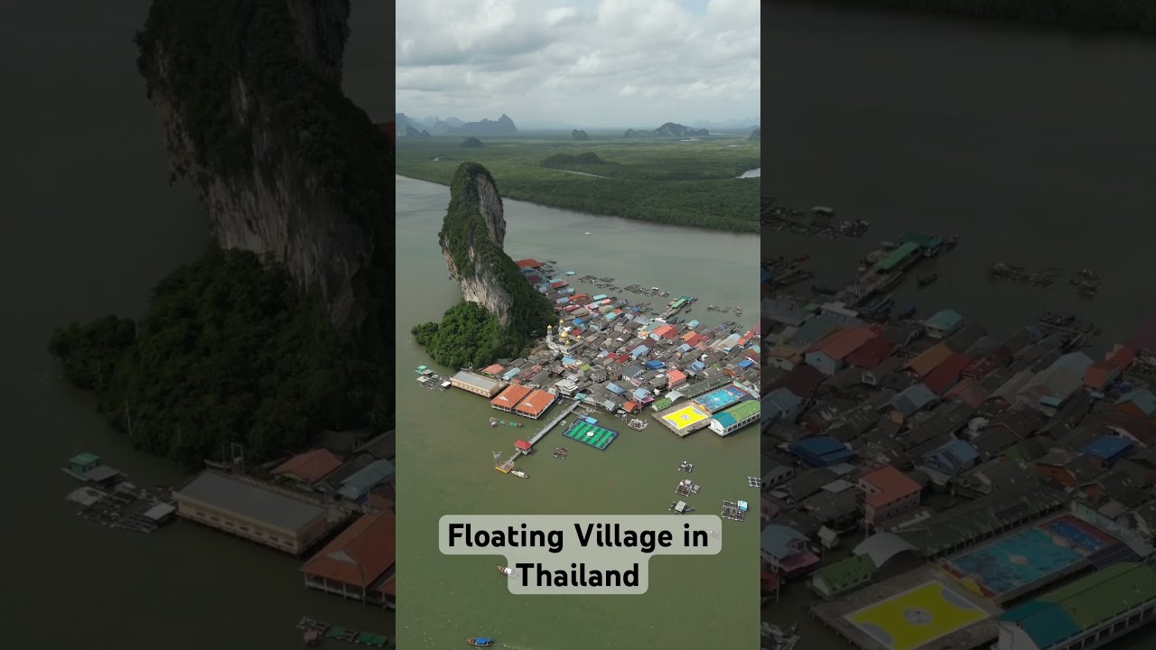 Incredible floating village in #thailand you can visit this place when you are in #phuket