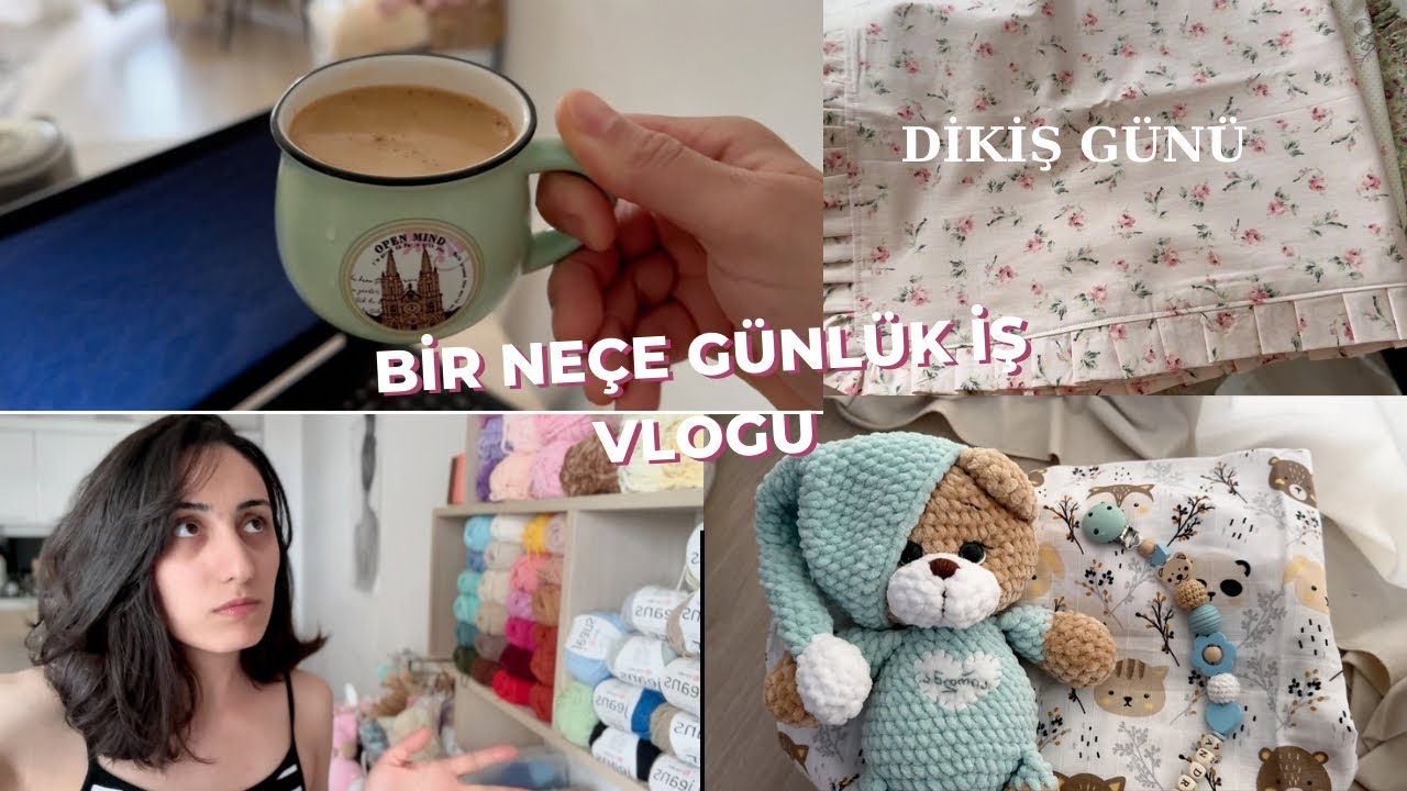 İŞ GÜNÜ VLOGU📆 | DİKİŞ GÜNÜ 🪡🧵