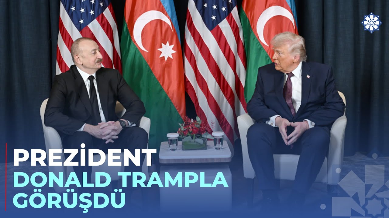 Davosda Azərbaycan Prezidenti İlham Əliyevin ABŞ Prezidenti Donald Tramp ilə görüşü olub