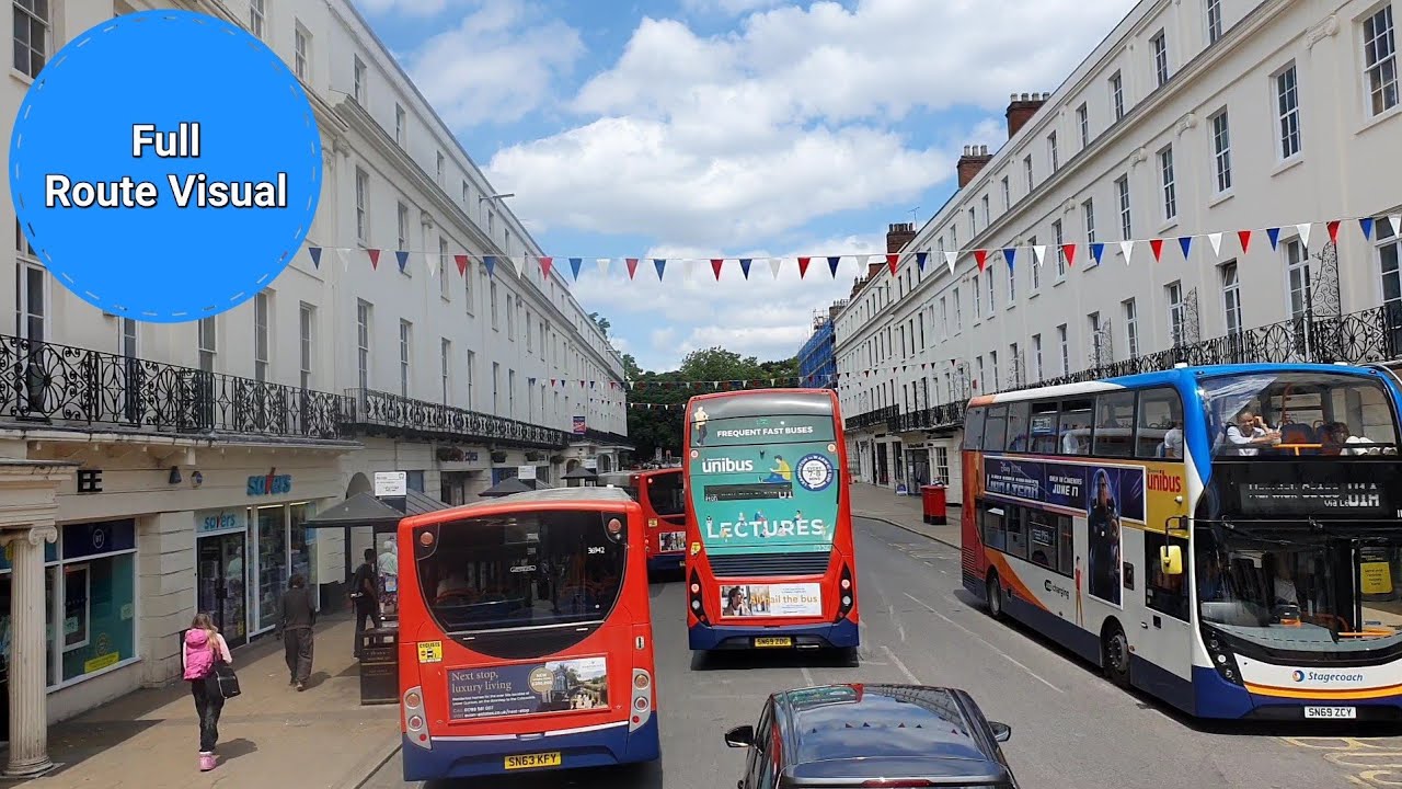 National Express Coventry Platinum 11 Full Route Visual- Leamington Spa to Coventry