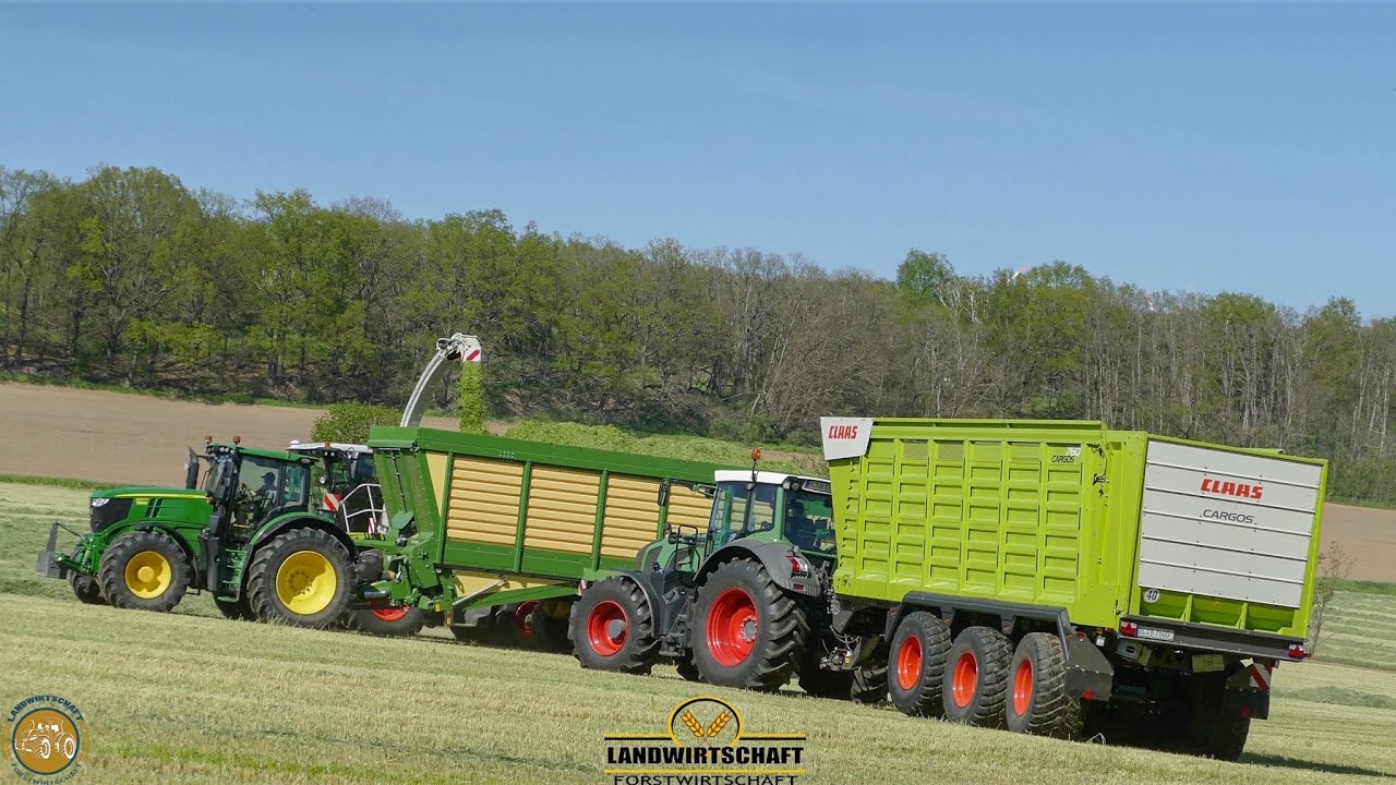 210 Ha Futter Roggen häckseln 5 Häckselwagen I Claas Jaguar 980 Ganzpflanzensilage GPS 2021