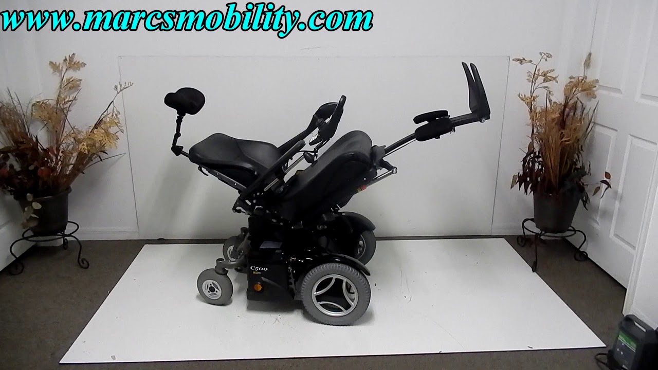 Permobil C500 Loaded Seat Lift, Tilt, Recline Legs - Used