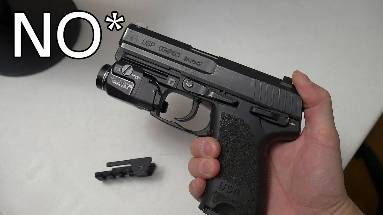Streamlight TLR-7A на USP Compact БЕЗ адаптера?