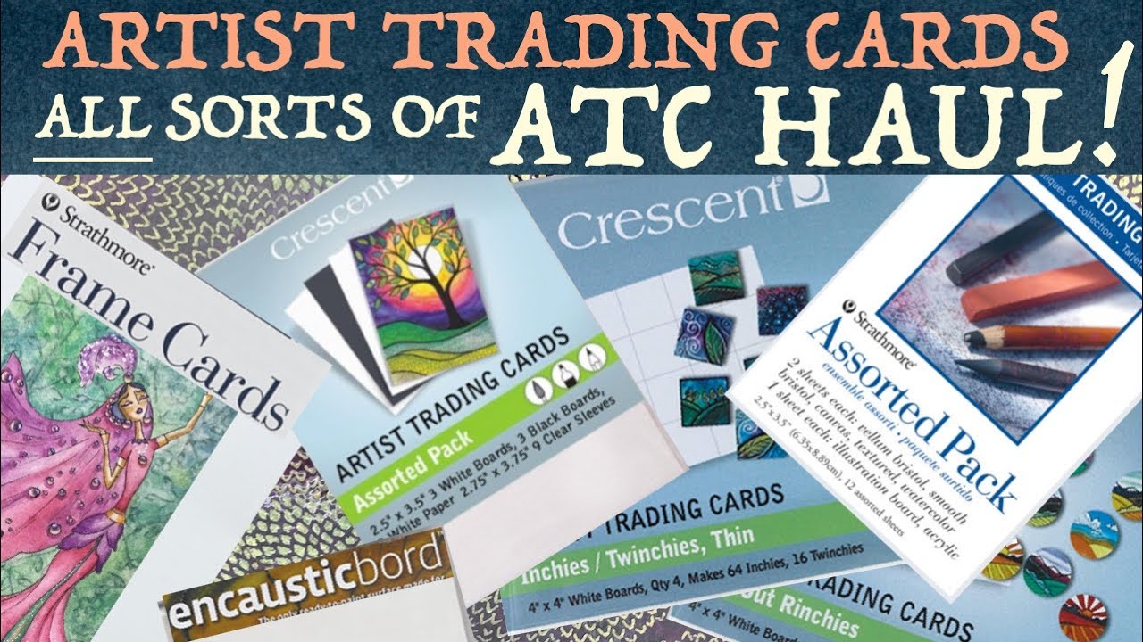 Huge ATC Haul: All Sorts of Artist Trading Cards, Strathmore, Crescent, Encausticbord!