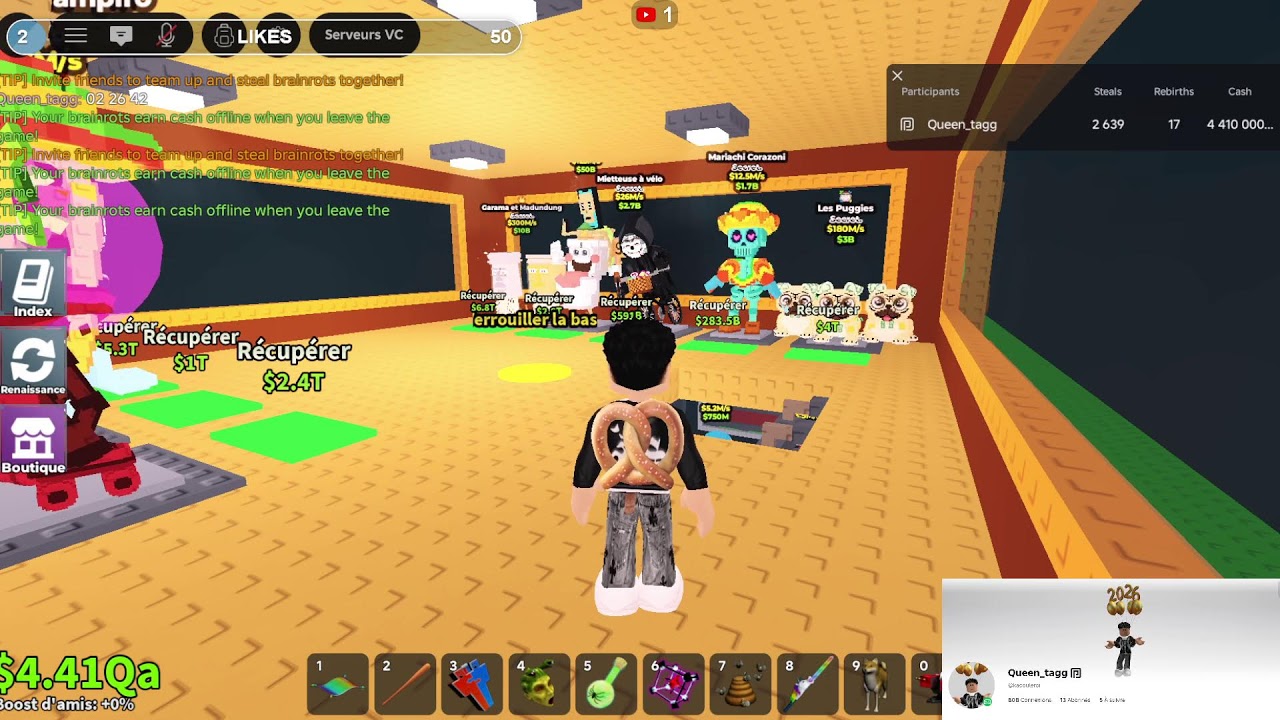 PVP ET TRADE sur steal a brainrot