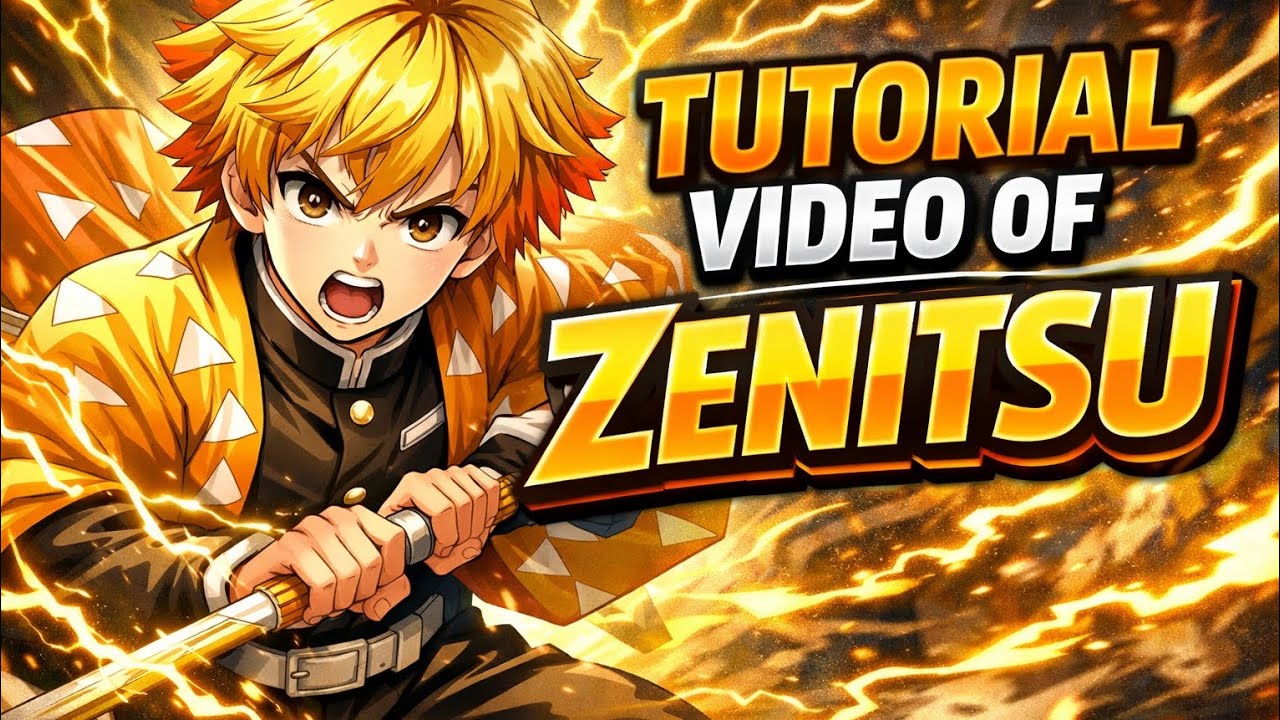 Tutorial video of zenitsu 