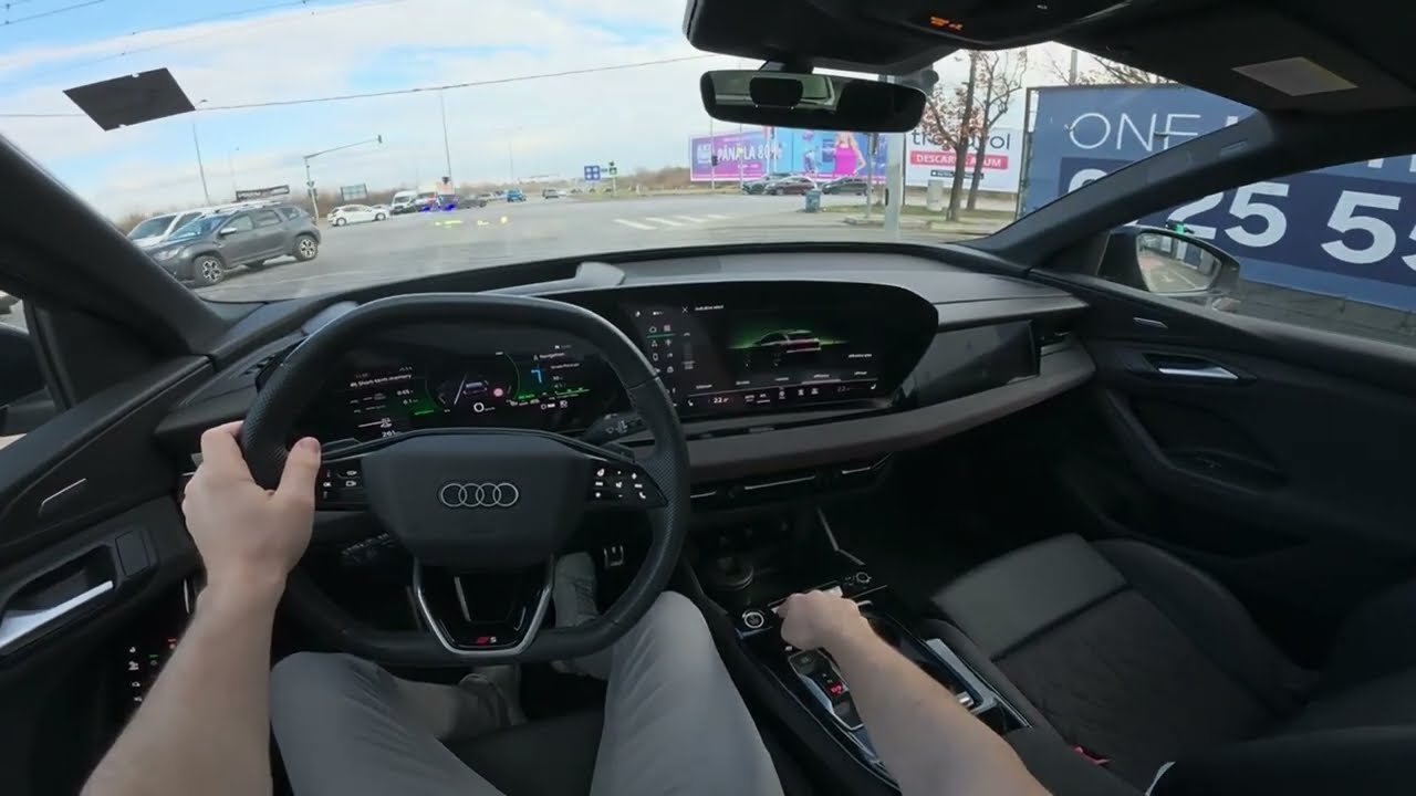新型アウディ Q6 e-tron 2025 試乗
