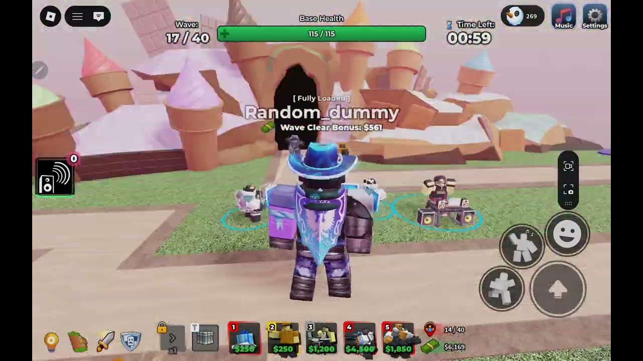 Trying to beat fallen with unc minigunner spam strat Attempt 1