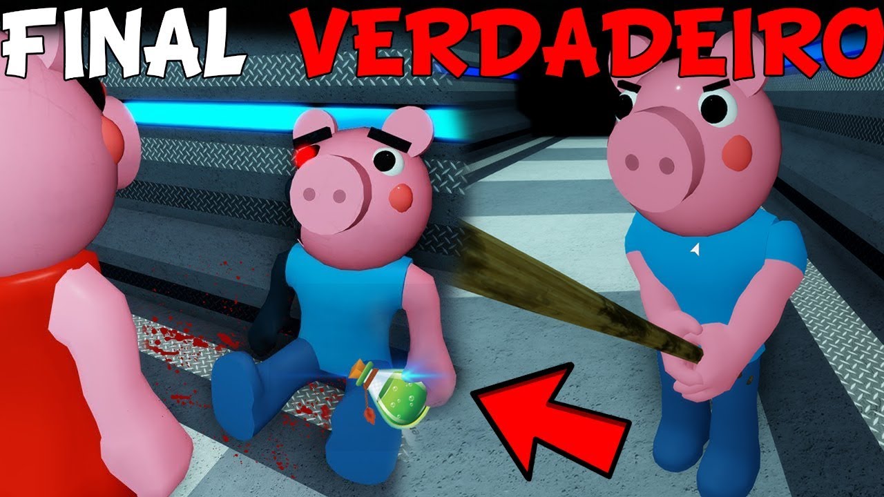 NOVO FINAL *VERDADEIRO* E BOM!! GEORGE BUSCA UMA CURA!! - CAPITULO 12 - Roblox Piggy