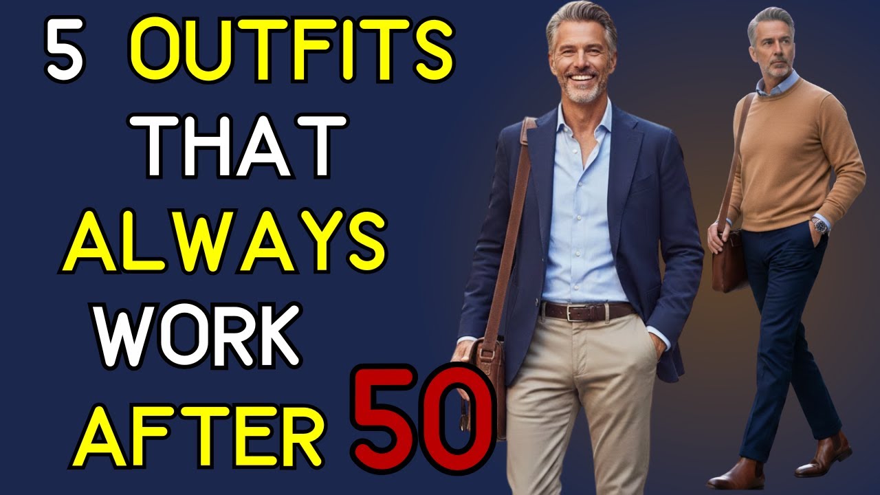 5 Outfits Every Man Over 50 Can Wear for Any Occasion (From Weekend to Business Casual)