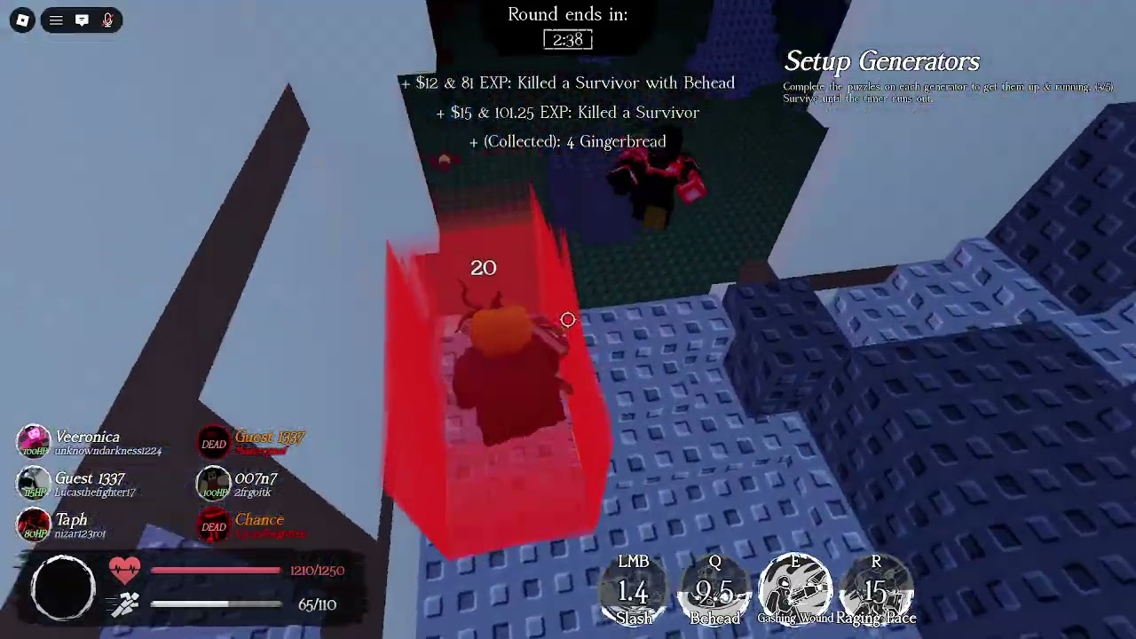 Roblox Forsaken Random Gameplay (Slasher) 93