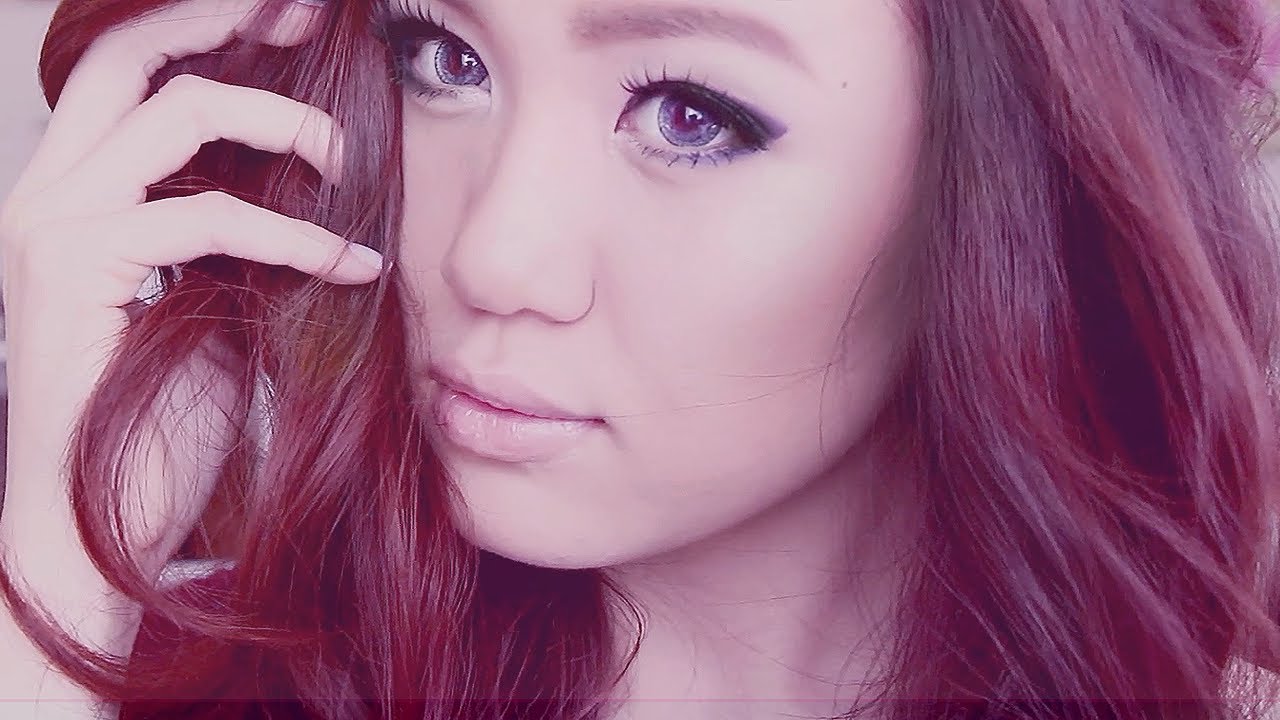 Purple Smokey Eye Tutorial for Homecoming / Prom / Clubbing