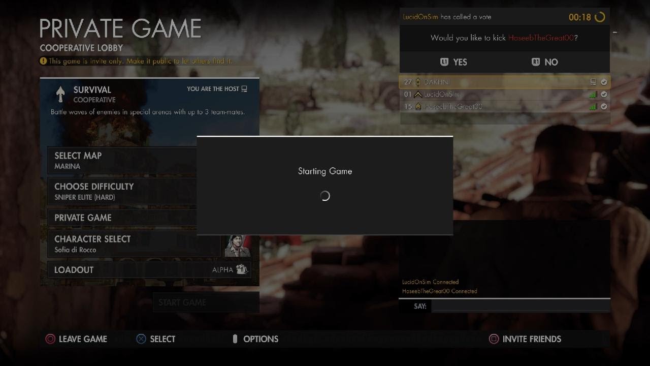 Sniper Elite 4 on PS5 Pro + PSSR Image Enhancer in 4K 60FPS ¬ Haseeb Haiwan & LuciLucy ~ Survival