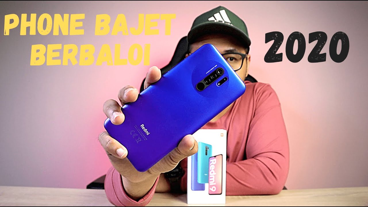 PHONE BAJET PALING BERBALOI 2020!!! REDMI 9 [UNBOXING + HANDS ON]