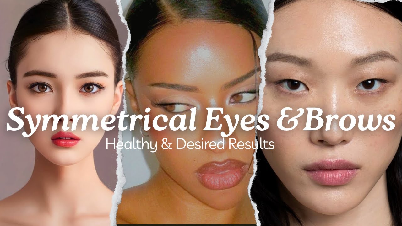 ✨ Symmetrical Eyes & Eyebrows Subliminal 👁️ | Perfect Facial Balance & Harmony | Swan Subs
