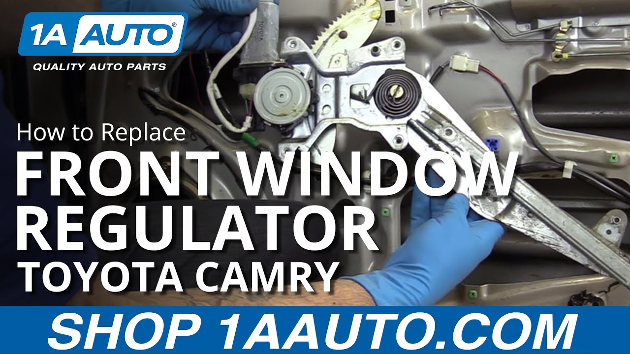 How to Replace Front Window Regulator 97-01 Toyota Camry