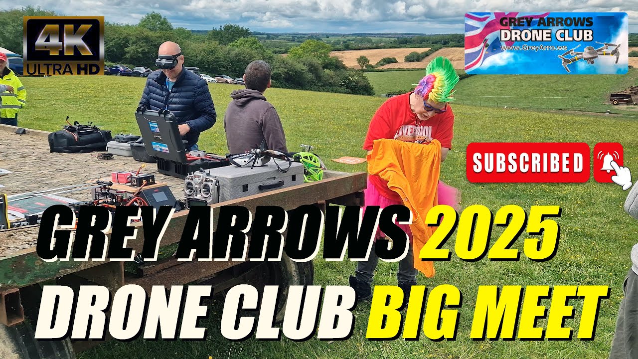 The Grey Arrows Drone Club Big Meet 2025, fantastic day meeting with like minded drone mad souls!