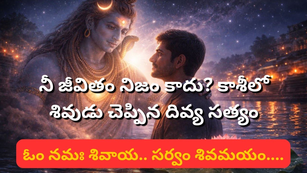 నీ జీవితం నిజం కాదు? కాశీలో శివుడు చెప్పిన దివ్య సత్యం 🙏🙏|The Divine Truth of Life — Shiva in Kashi|