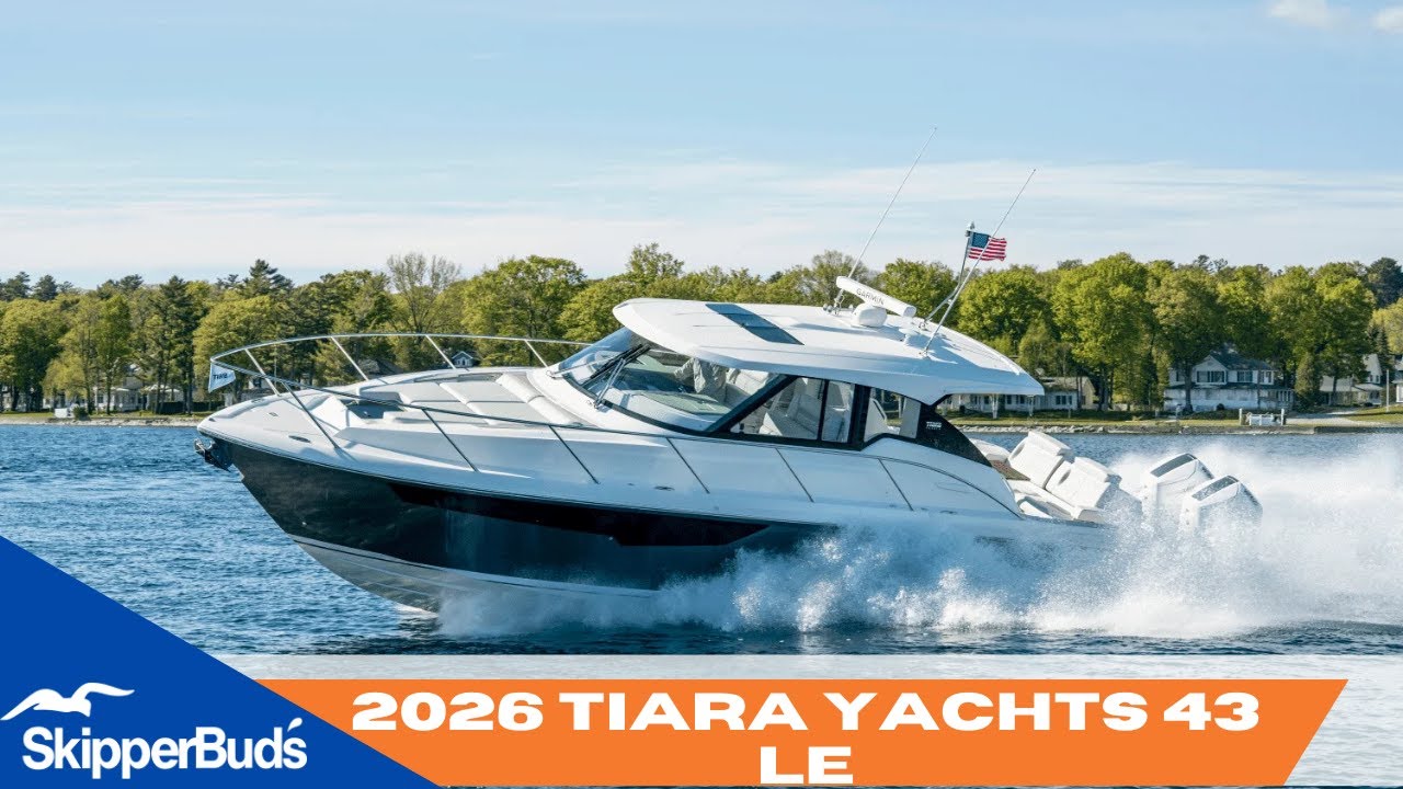 Яхта Tiara Yachts 43 LE Yacht Tour 2026 года выпуска, SkipperBud's