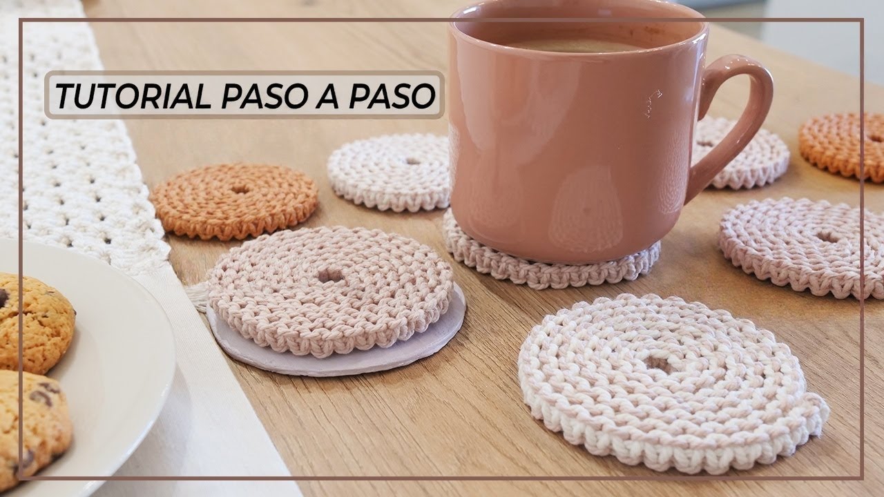 ¡Cualquiera Puede Hacerlo! 🏆 Posavasos de Macramé SIN Experiencia.