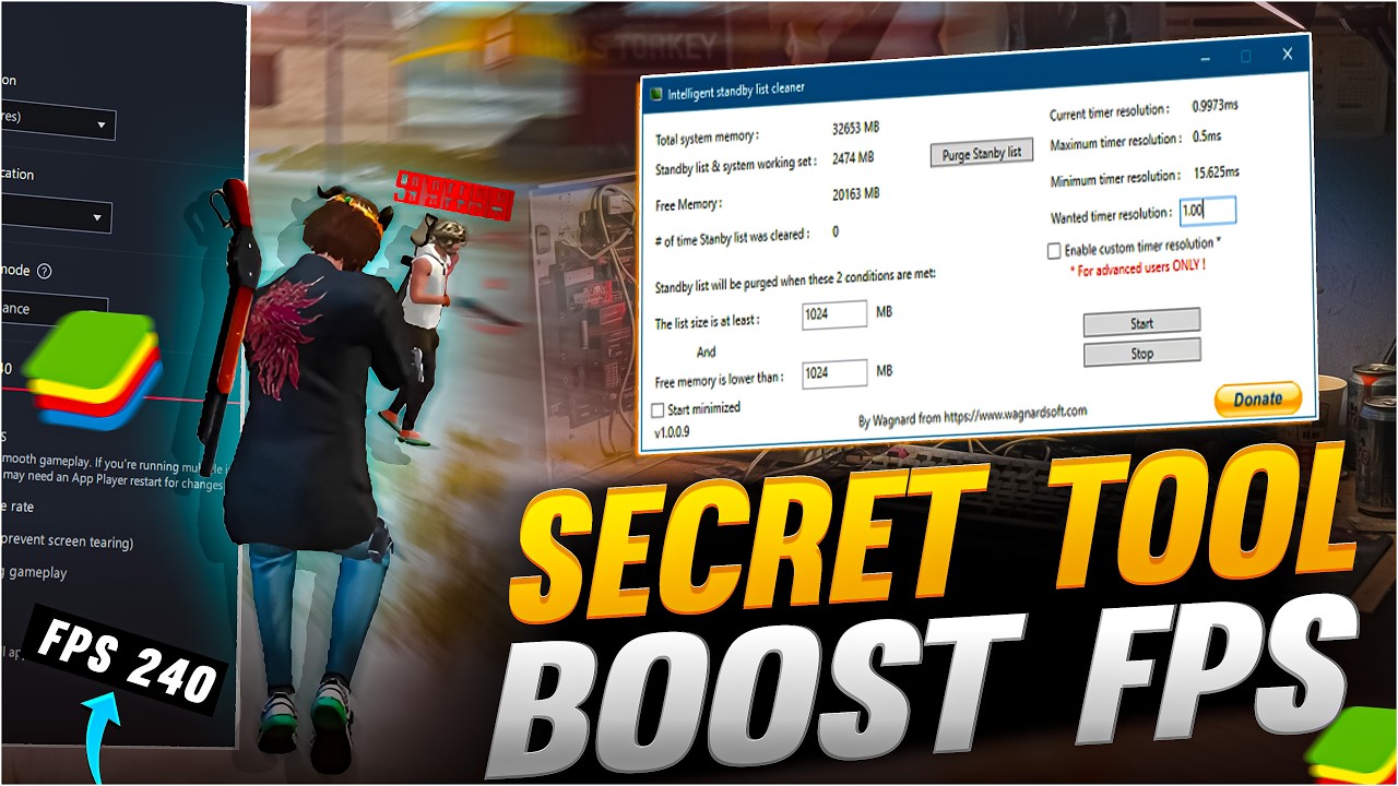 THIS SECRET TOOL Gives 0 Delay & MAX FPS in Free Fire II ISLC Best Settings II FREE FIRE FPS BOOST