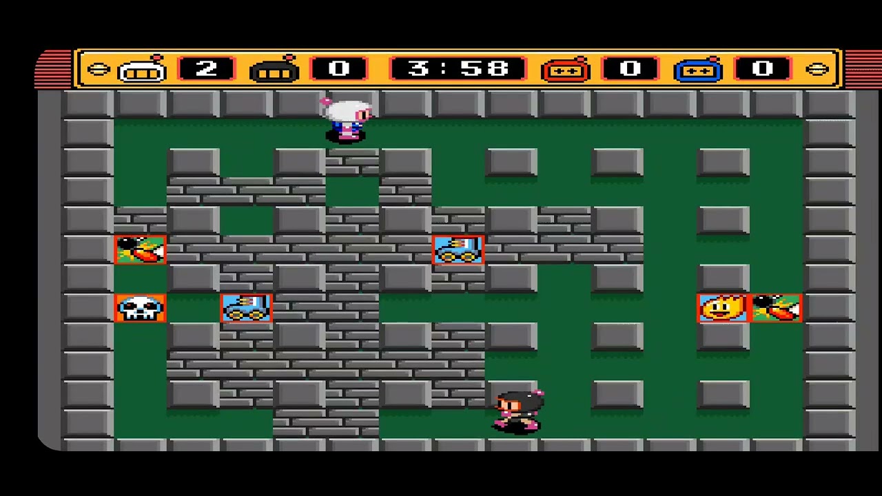 Playing Super Bomberman 2 multiplayer