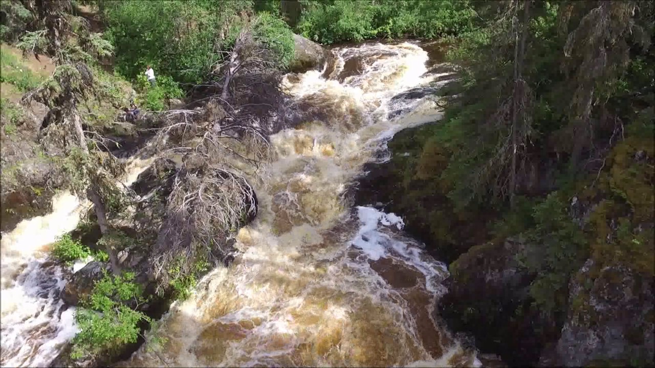 Drone view wetlands, lakes and streams