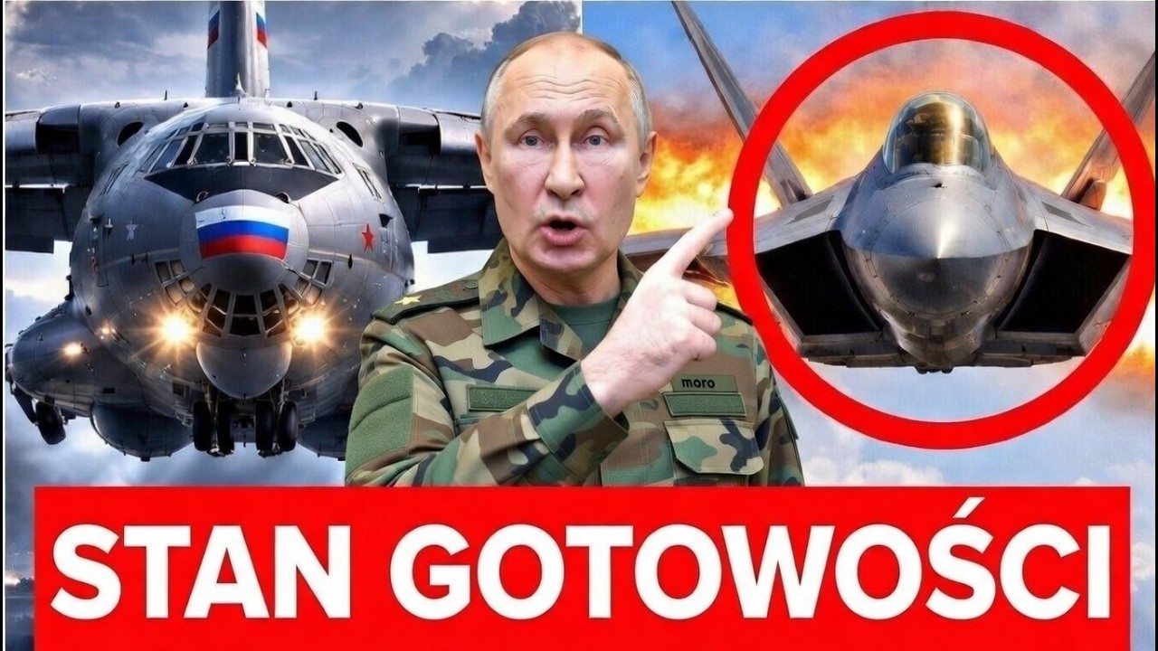 Rosja I TAJNY SAMOLOT lecący do Iranu – F-22 W GOTOWOŚCI!