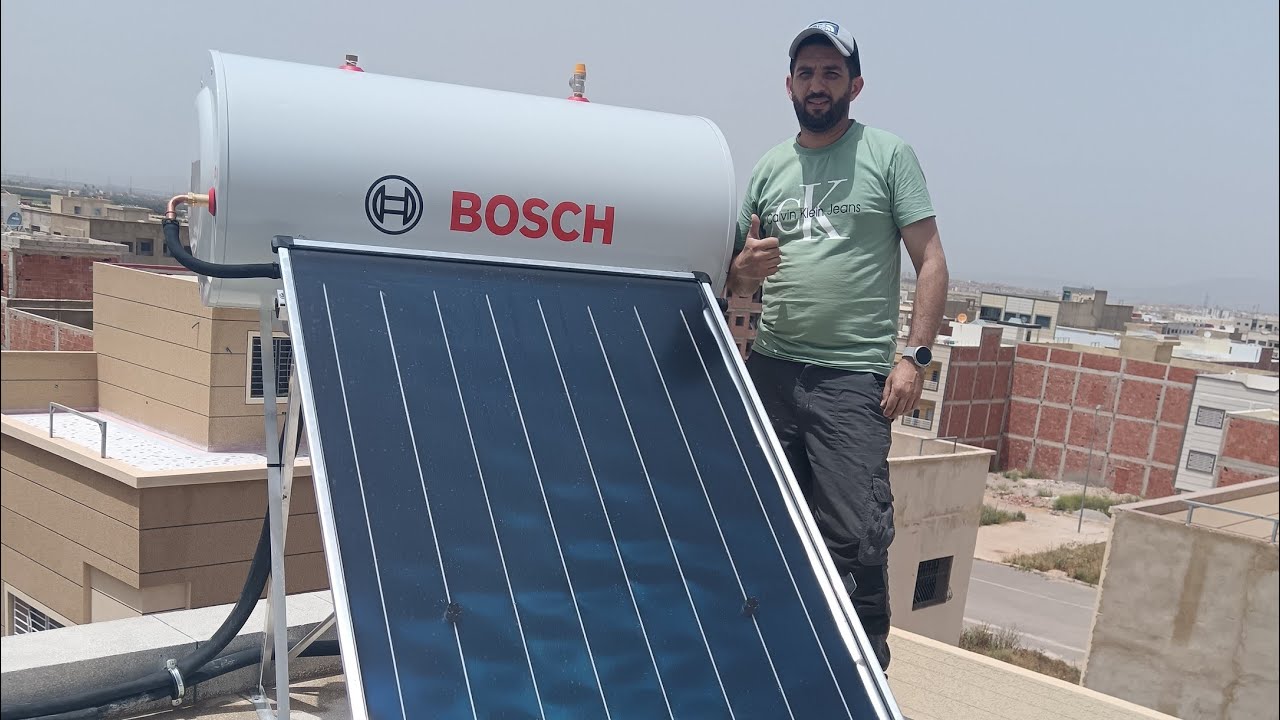 تركيب سخان الماء بالطاقة الشمسية Bosch 200L خطوة بخطوة | Installation Chauffe-eau Solaire