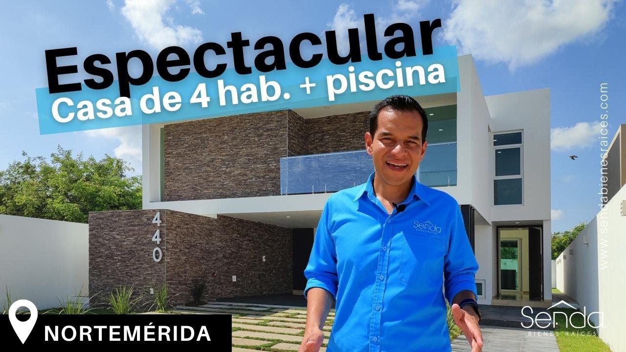 😎 ¡Descubre el paraíso en Nortemerida! 🌟 Súper casa con alberca, jardín y mucho más en📍Mérida, Yuc.