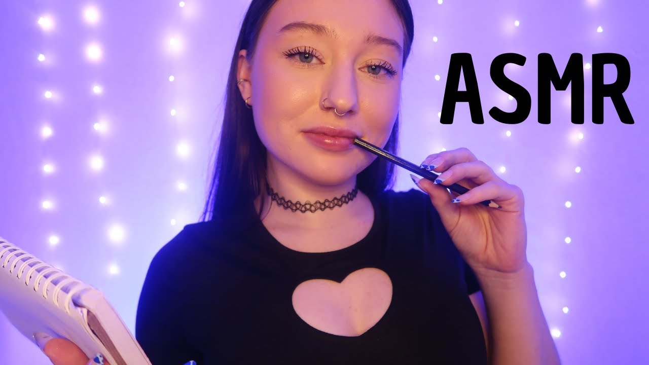 ASMR FRANCAIS - Je te pose des question très (TRÈS) bizarre 📝