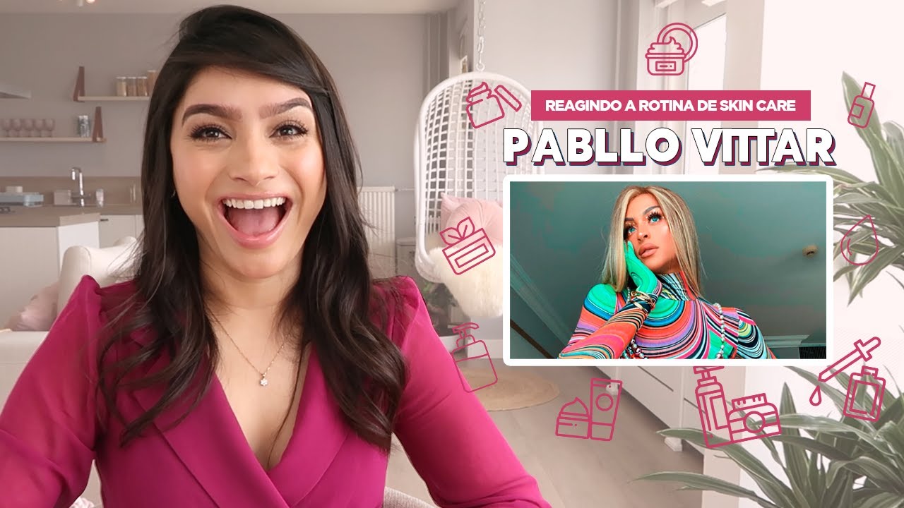 Reagindo a rotina de skin care PABLLO VITTAR | Thamires Nascimento
