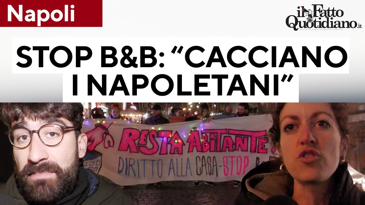 Napoli, stop overtourism e B&B: 
