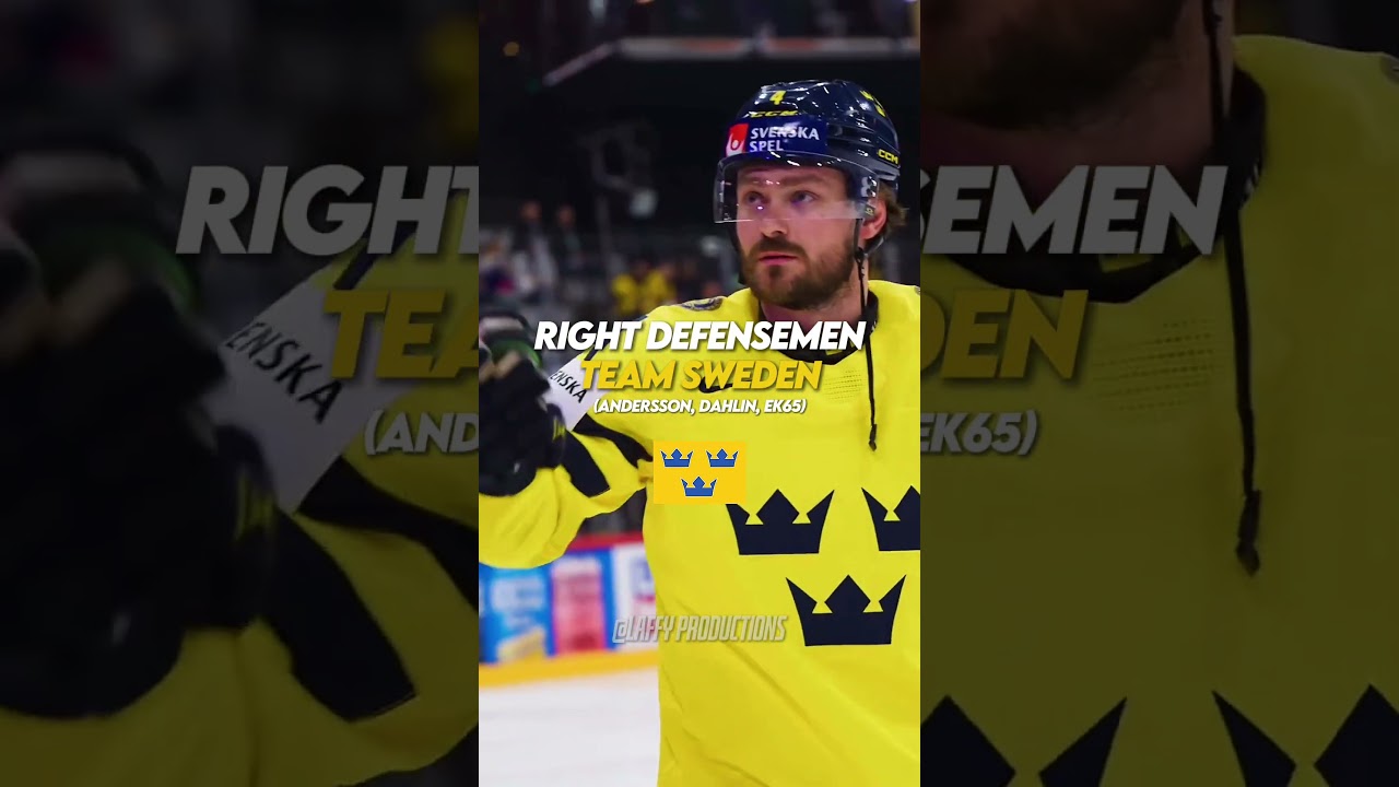 The Best Olympic Team At Each Position // #shorts #nhl