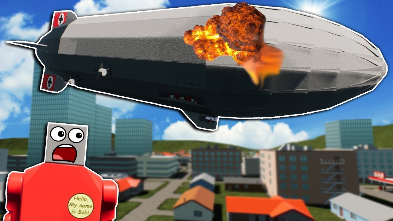 LEGO HINDENBURG AIRSHIP DISASTER! - Brick Rigs Gameplay - Best Lego Creations