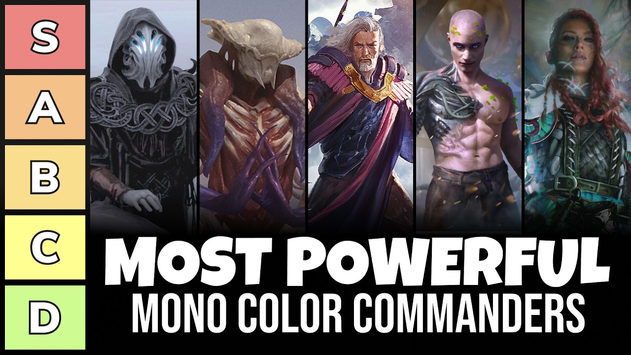 The Most Powerful Mono Color Commanders Right Now | Power Tier List