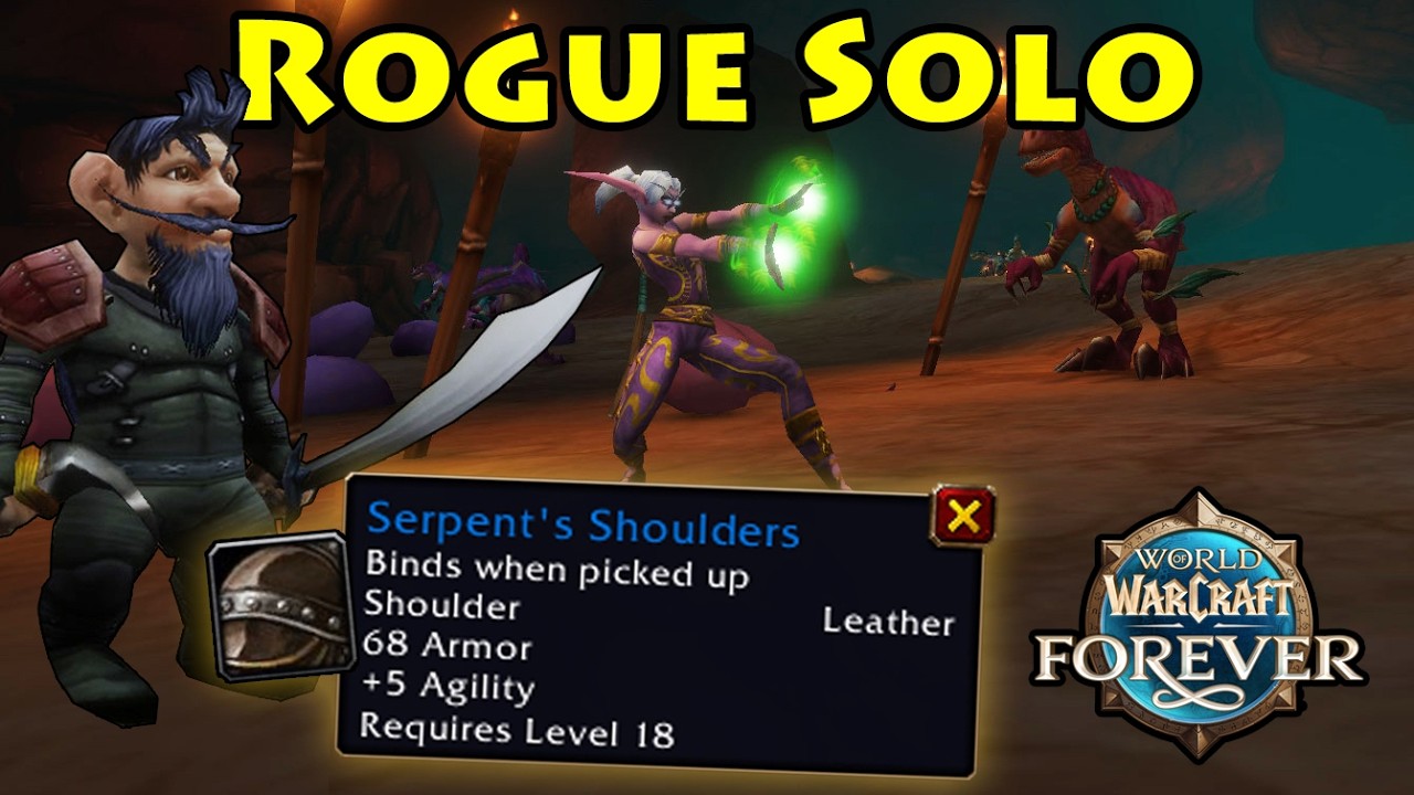 Соло-фарм BIS-экипировки в Пещерах Стенаний | WoW Forever Rogue