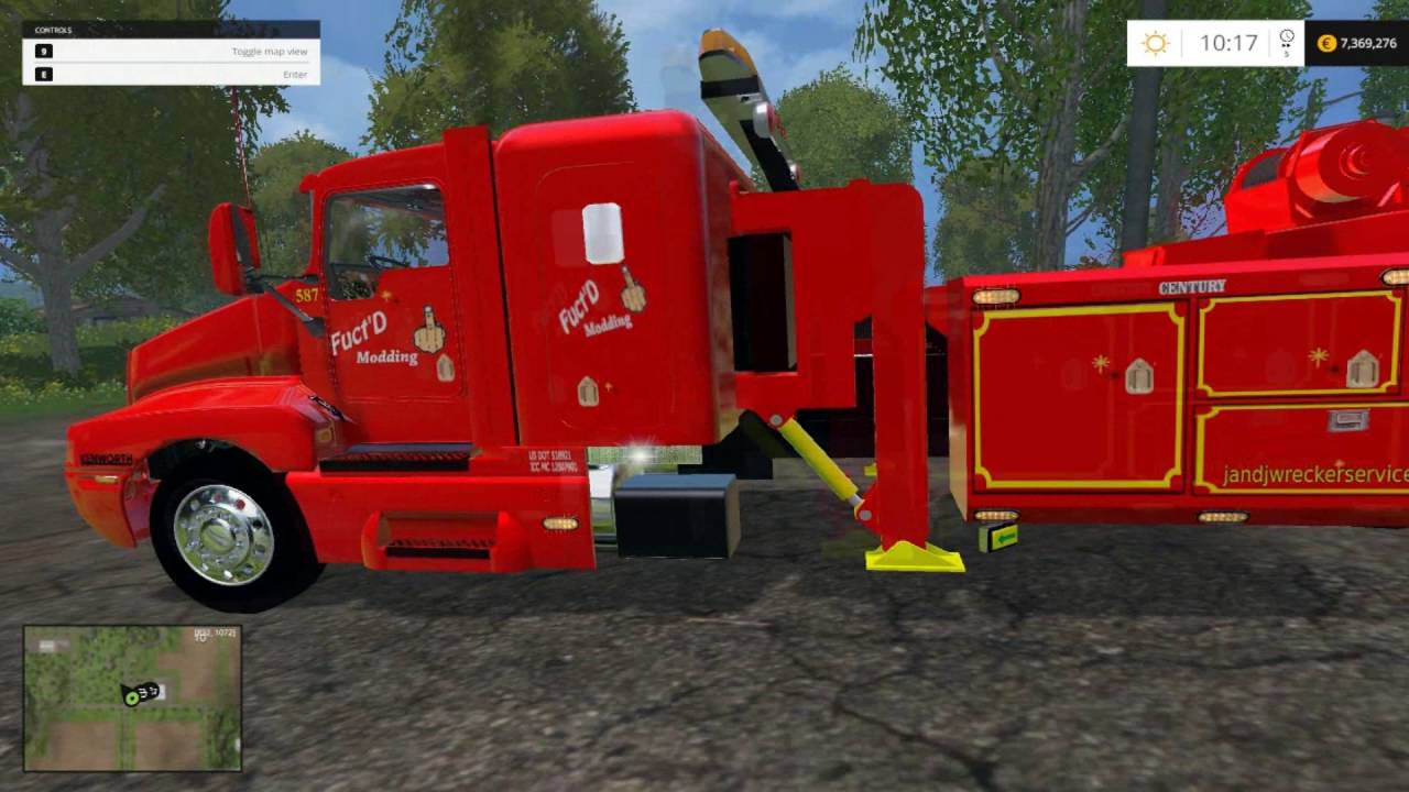 Farming Simulator 2015   Kenworth Wrecker Mod Spotlight