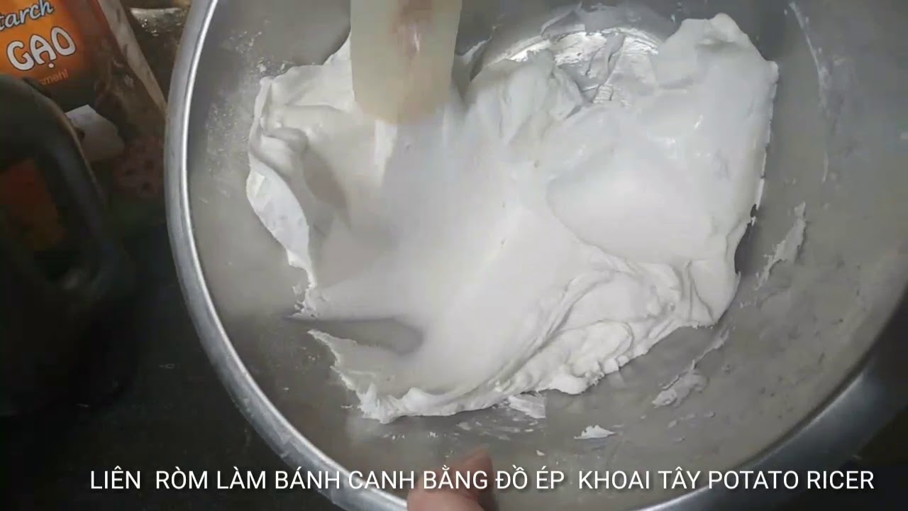 LÀM BÁNH CANH BẰNG ĐỒ ÉP KHOAI TÂY POTATO RICER