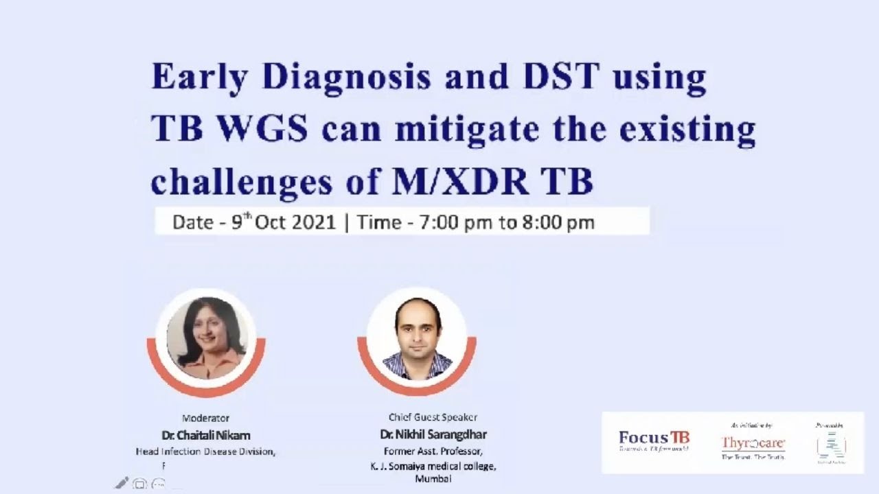 Early Diagnosis and DST using TB Whole Genome Sequencing