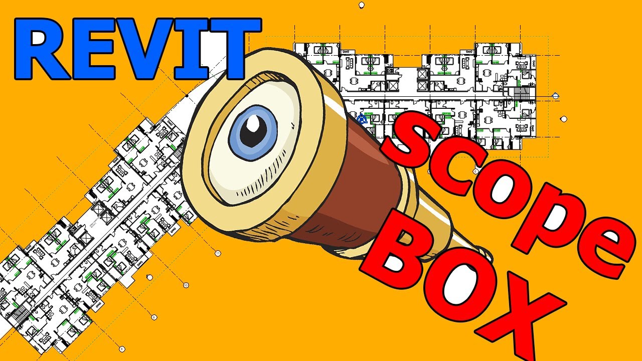 Revit Scope Box và Duplicate as Dependent thể hiện mặt bằng