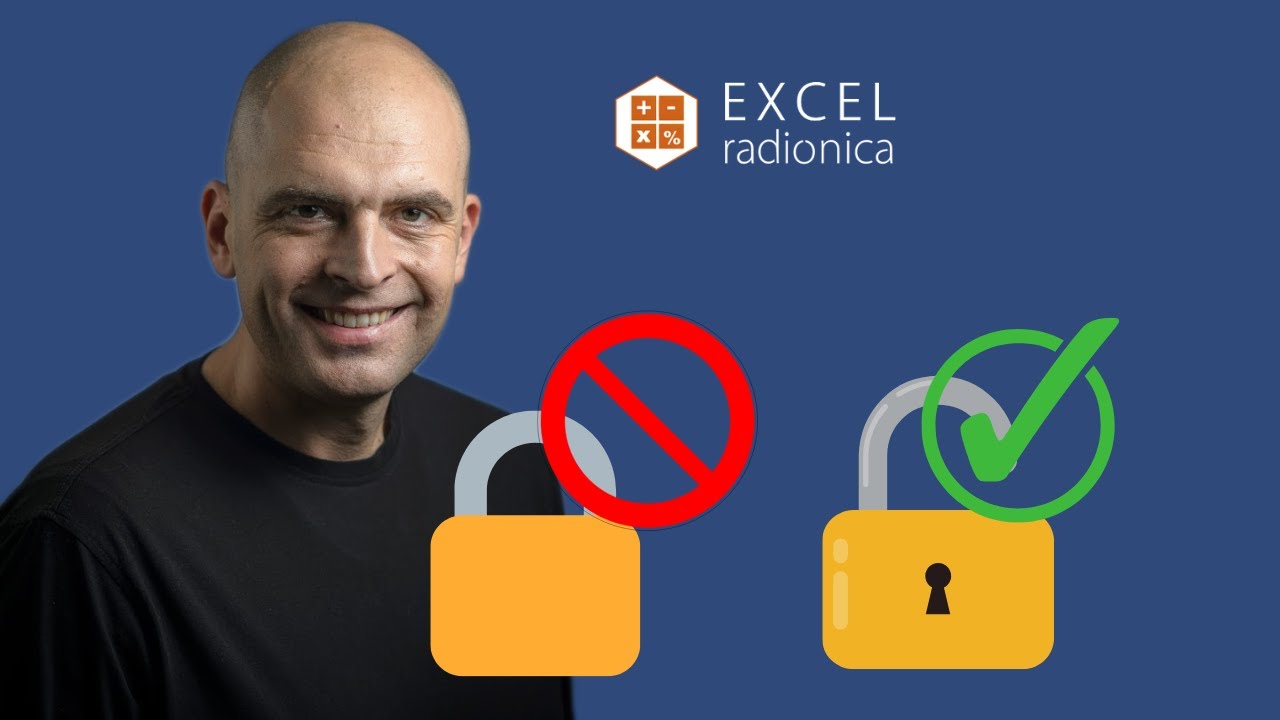 Kako da zaštitimo ćelije u Excel-u (tako da ne može da se menja njihov sadržaj)